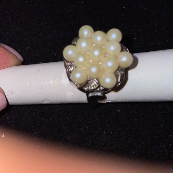 Vintage Pearl Watch ring - Picture 4 of 4